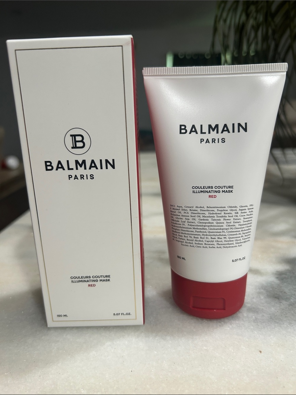 Balmain Paris Illuminating Hair Mask –Red NEW NEVER USED